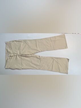 Dickies Women’s Slim Fit Bootcut Pants Size 12R Khaki Workwear Beige